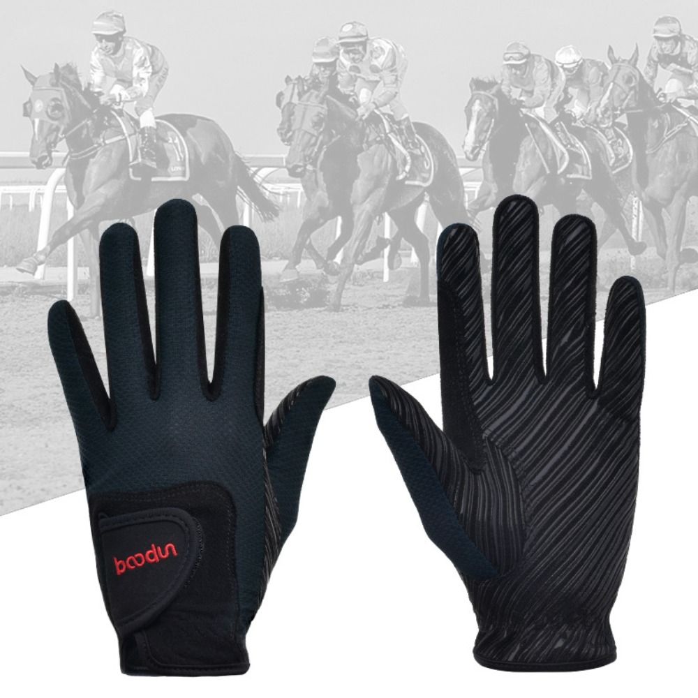 Horse Riding Glove - Suede Horse Riding Gloves Wear Resistant
