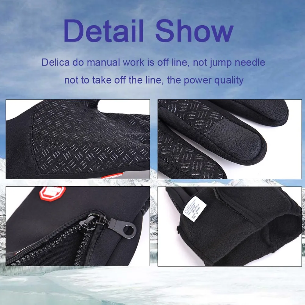 Men Women Winter Cycling Glove - Horse Riding Glove recension och pris