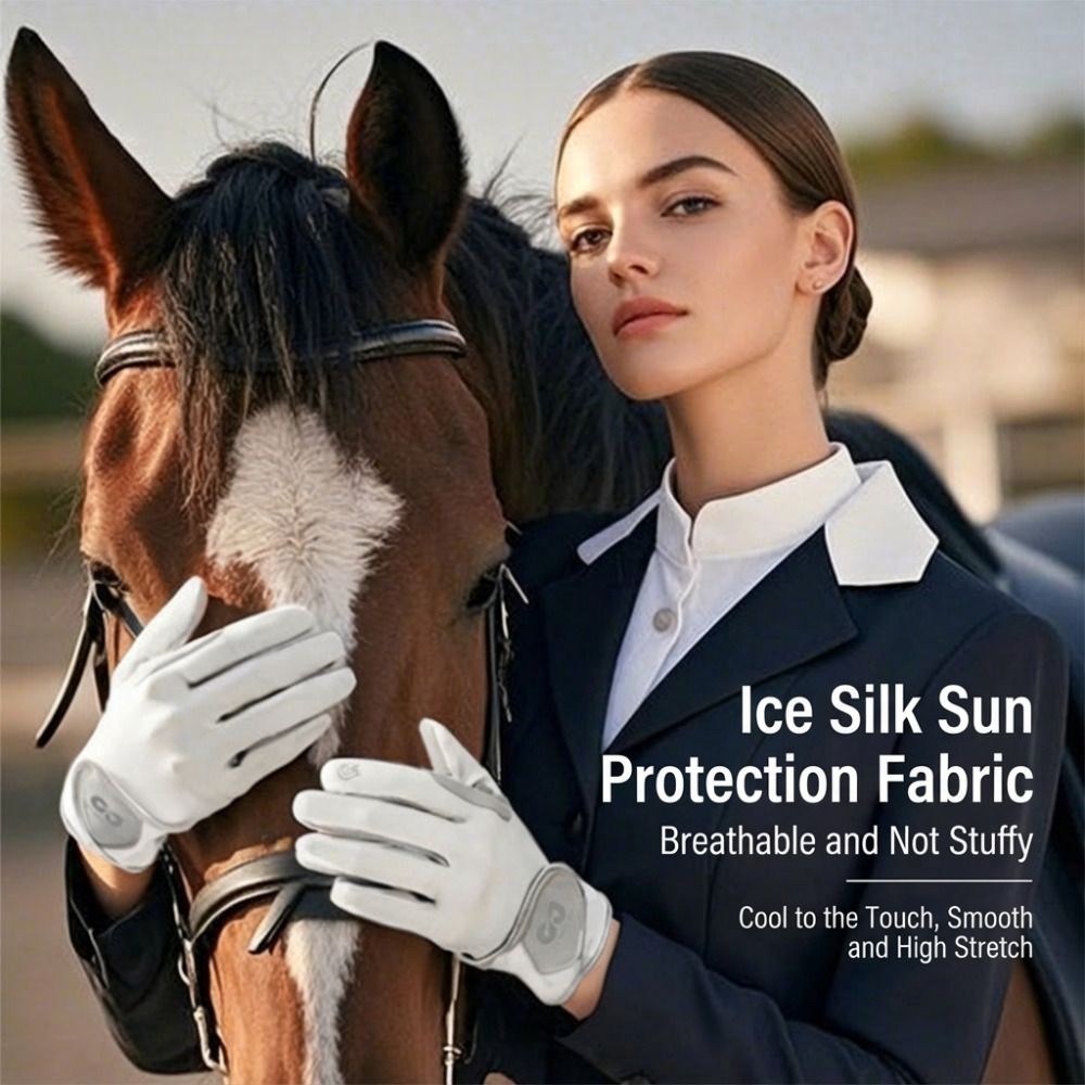 New Breathable Riding Gloves L - Horse Riding Glove recension och pris