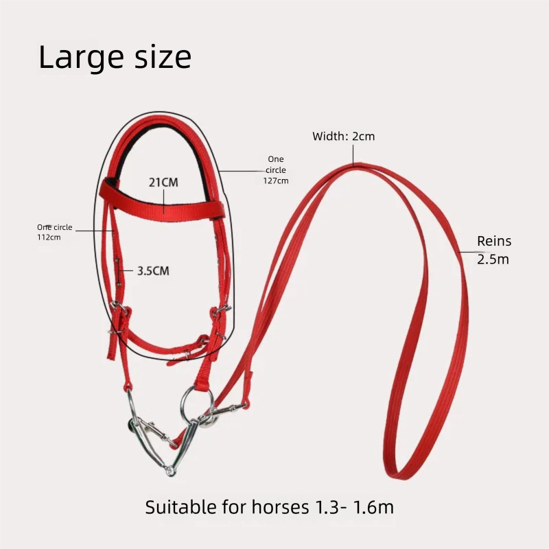 Horse Halter with Lead Rope Se - Headcollar Rope Set recension och pris