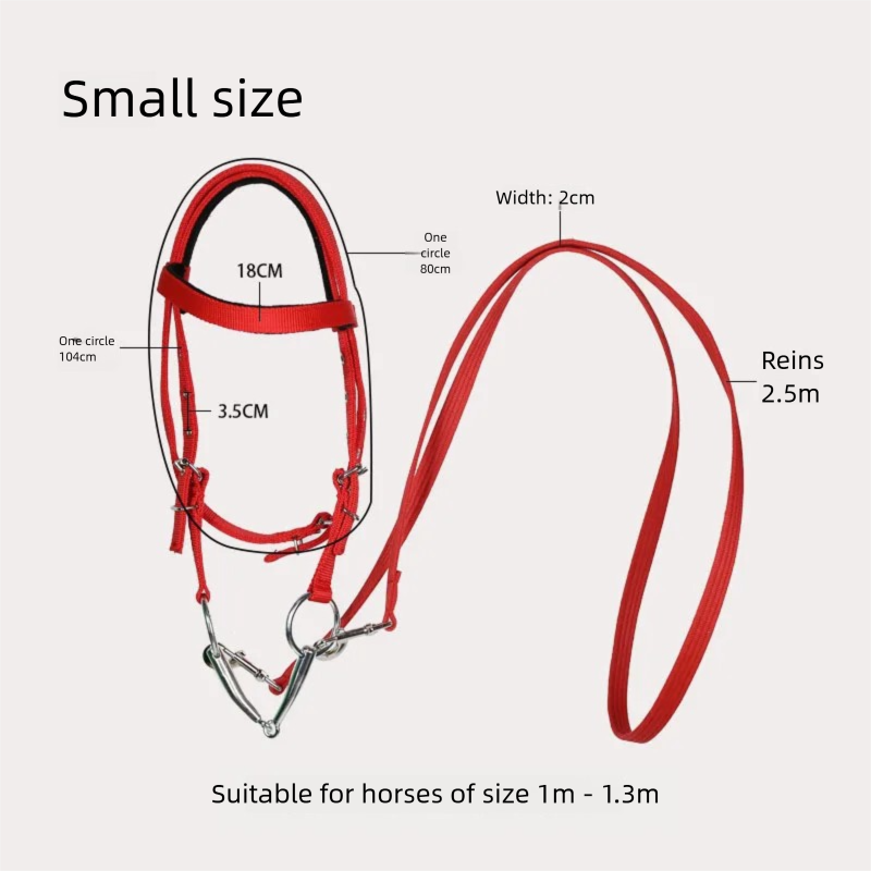 Horse Halter with Lead Rope Se - Headcollar Rope Set recension och pris