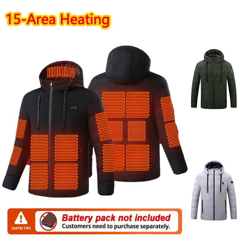 15 Area Heated Winter Hooded J - Outdoor Sport Area recension och pris