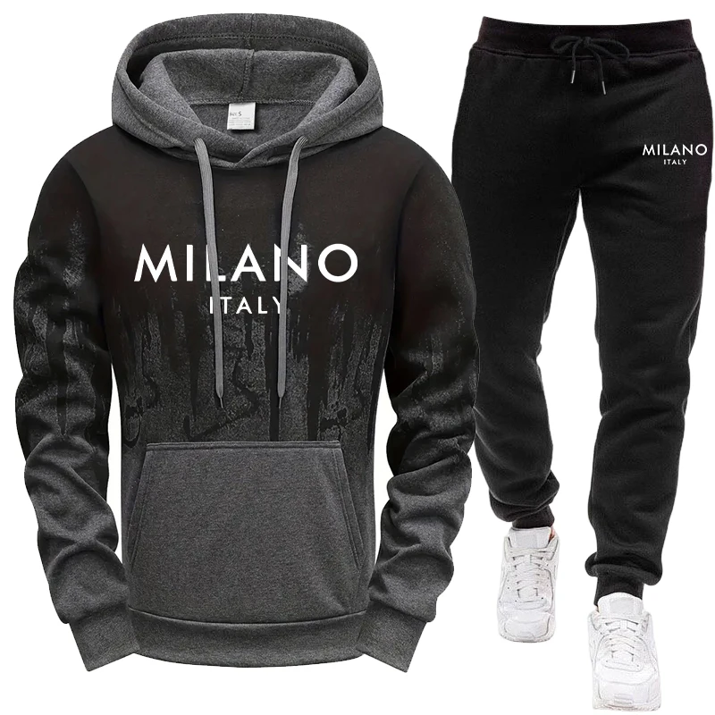 Mens Set/Hoodie/Pants Italy Fa - Outdoor Sports Outfit recension och pris