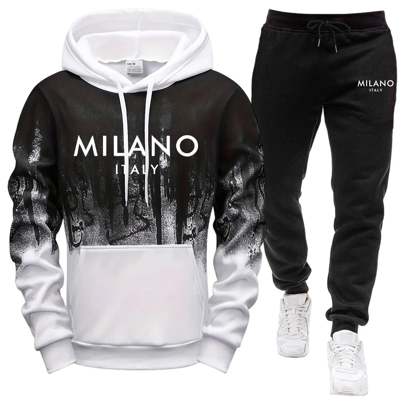 Mens Set/Hoodie/Pants Italy Fa - Outdoor Sports Outfit recension och pris