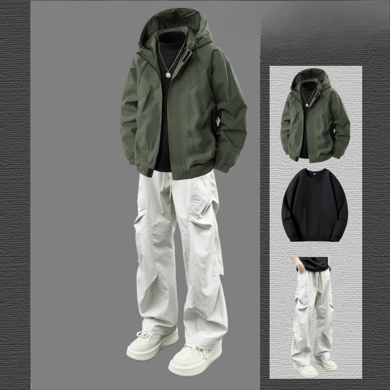 Men's Autumn Winter Fleece-Lin - Outdoor Sports Outfit recension och pris