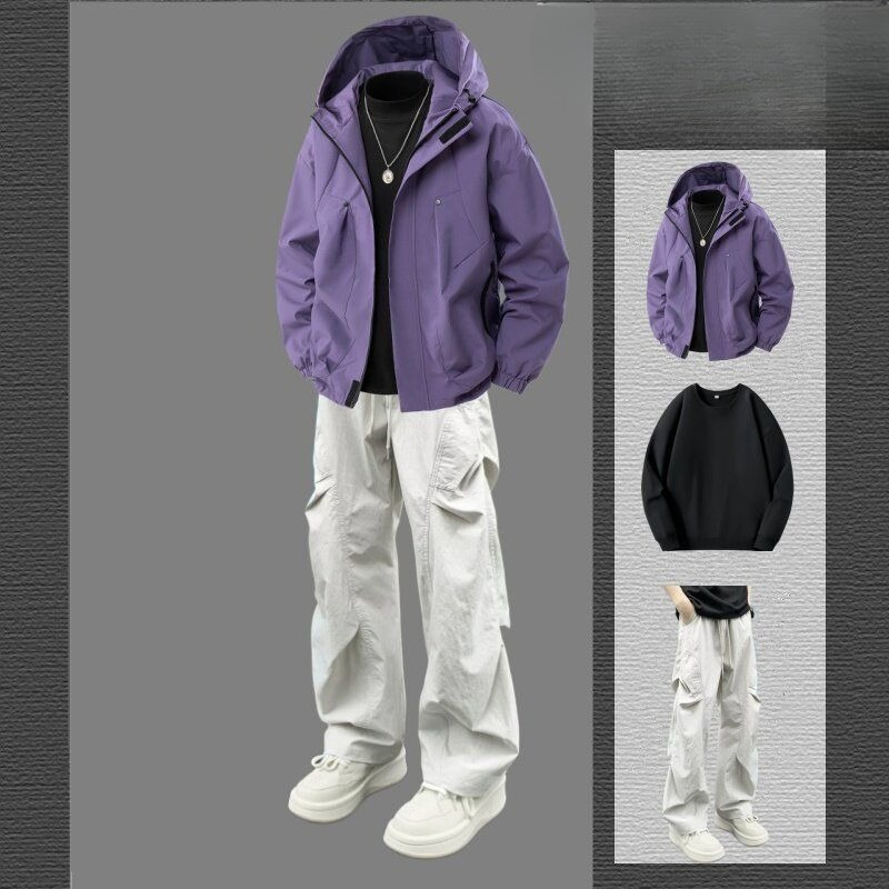 Men's Autumn Winter Fleece-Lin - Outdoor Sports Outfit recension och pris