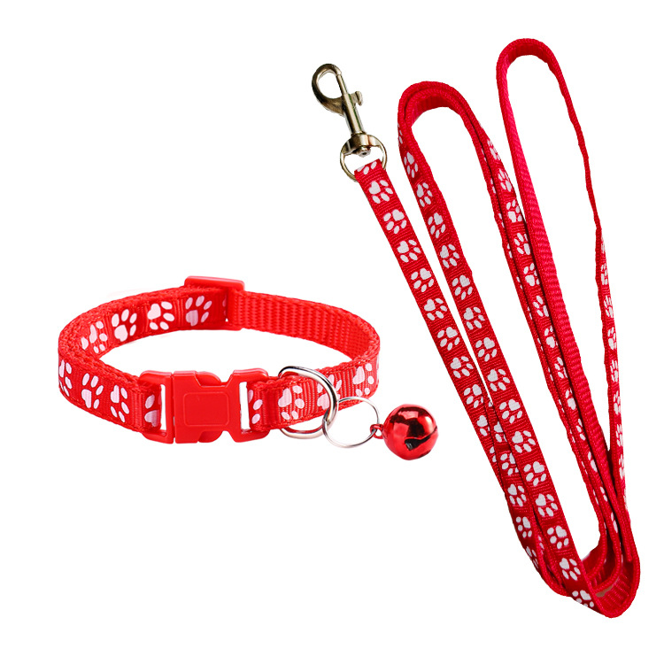 Dog Paw Print Pet Traction Rop - Headcollar Rope Set recension och pris