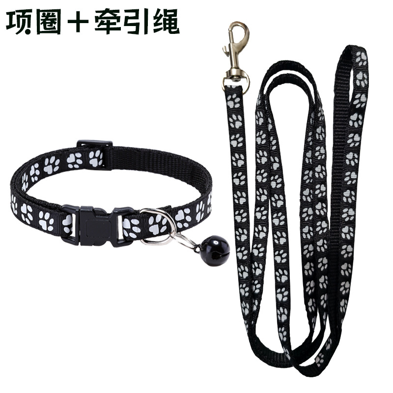 Dog Paw Print Pet Traction Rop - Headcollar Rope Set recension och pris