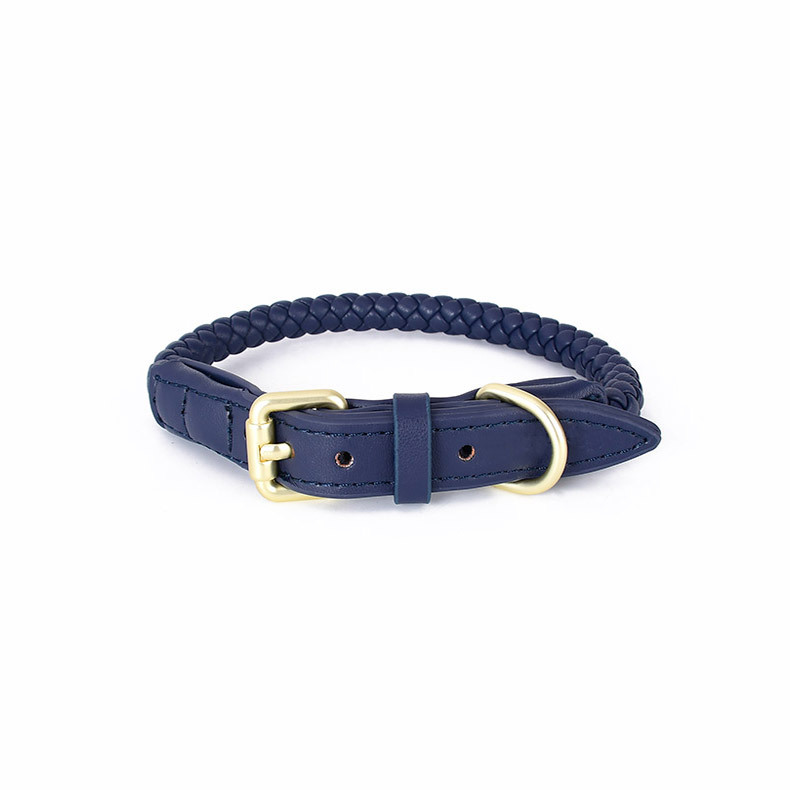 Adjustable Braided Leather Pet - Headcollar Rope Set recension och pris