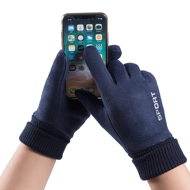 Men Winter Suede Leather Plush - Horse Riding Glove recension och pris