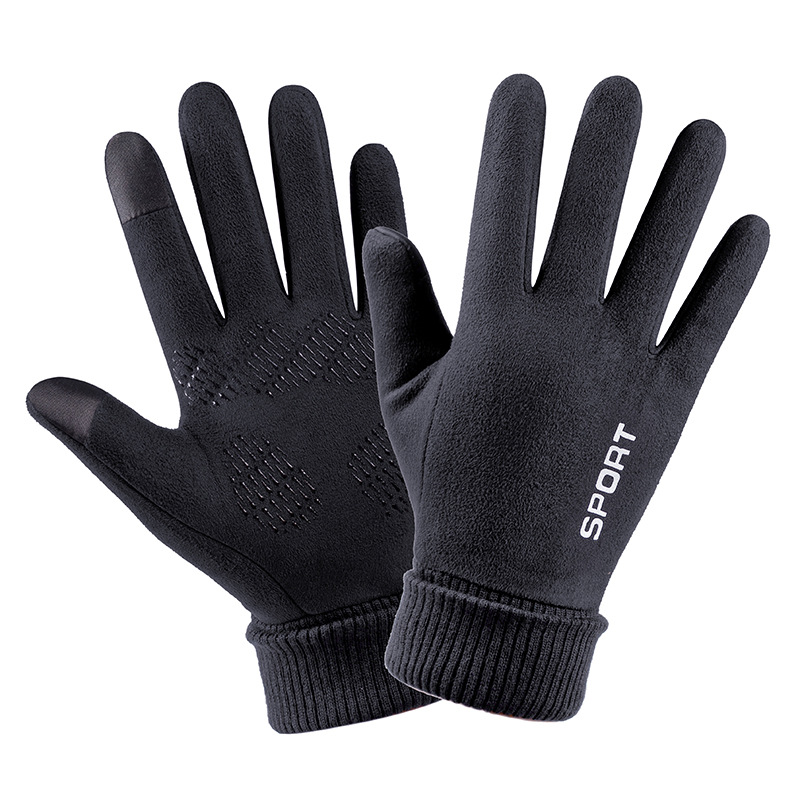 Men Winter Suede Leather Plush - Horse Riding Glove recension och pris