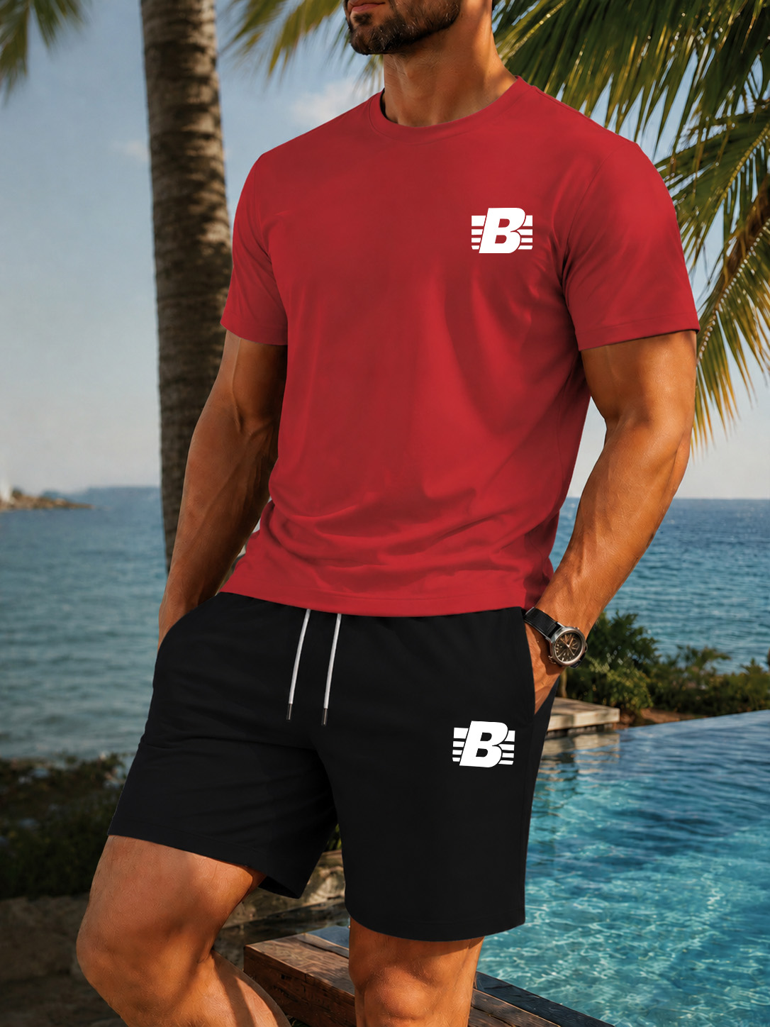 Men's 2-Piece Tracksuit Casual - Outdoor Sports Outfit recension och pris