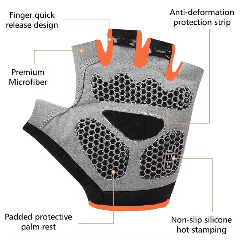 Breathable Anti-Slip Half Fing - Horse Riding Glove recension och pris